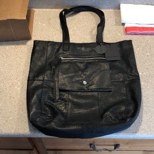 Day and Mood genuine leather black purse!